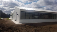 Edificio Prefabricado de Acero Moderno, Diseño Personalizado, Estructura de Acero, Almacén, Sala de Exposiciones, Taller, Fábrica, Construcción Rápida, Fácil Montaje