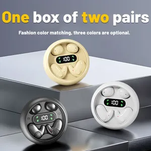 MD37 2-in-1 TWS ワイヤレス<span class=keywords><strong>Bluetooth</strong></span>イヤホン スポーツ＆睡眠用イヤホン LEDデジタルディスプレイ ノイズリダクション 長時間バッテリー駆動 - Product Image 1