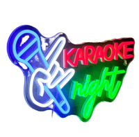 Logo Lampu LED Neon Kustom Tahan Air IP67 Plastik Dapat Diredupkan Garansi 2 Tahun CRI Tinggi 90 90lm/W Umur Pakai 50.000 Jam