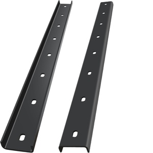 C 채널 브래킷 DIY 테이블 탑 라이브 에지 슬래브 보강재 목공 가구 숨겨진 금속 브레이싱 C 채널 강철 지원 - Product Image 1