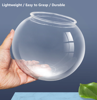 Aquarium rond transparent en acrylique anti-chute de haute qualité Jeneca avec boîte, durable et écologique pour salon et patio