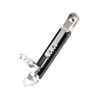 Béquille universelle réglable pour moto, support latéral en alliage d'aluminium, béquille de stationnement pour moto