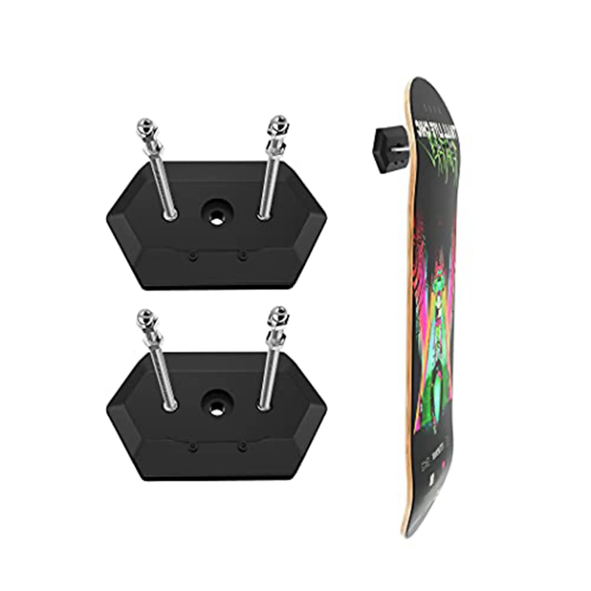 Benutzer definiertes Logo Skate Board Acryl ständer Wand montage Acryl Skateboard Deck Display Rack Halter