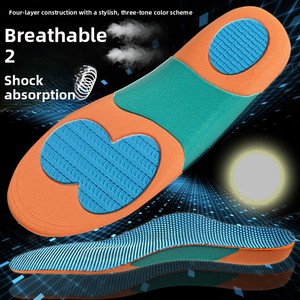 Semelles orthopédiques de soutien de la voûte plantaire, absorption des chocs, talonnettes en <span class=keywords><strong>U</strong></span> massantes, inserts antidérapants pour pieds plats et soulagement de la douleur au pied - Product Image 6