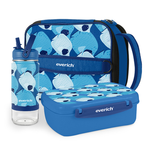 Everich - Juego de Loncheras Bento de Plástico a Prueba de Fugas con Diseño Nuevo Odm <span class=keywords><strong>para</strong></span> Niños, con Botella de <span class=keywords><strong>Agua</strong></span> y Bolsa <span class=keywords><strong>para</strong></span> Lonchera - Product Image 1