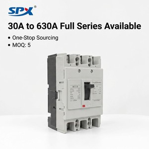 เบรกเกอร์แบบหล่อขึ้นรูป (MCCB) ของโรงงานผู้ผลิต SPX ขนาด 30A-400A คุณภาพสูง กำลังตัด 10kA แบบแม่เหล็ก-ความร้อน - Product Image 1
