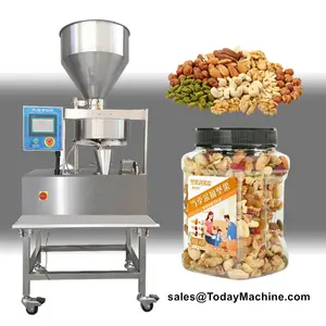 Automatische Maschine zur Abfüllung von kleinen Lebensmitteln Kartoffelchips Snacks Granulat mit volumenmetrischem Becherfüllung