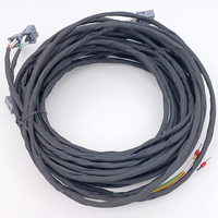 Harnais de câblage personnalisé OEM, câble de transmission de signal à gaine tressée pour machines industrielles, robots, drones, systèmes de communication