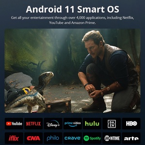 Proyector 4K con Sistema Android 11 y Enfoque Automático Keystone, WiFi 6, BT, 400 ANSI Lúmenes, 1080P Nativo, para Cine en Casa y Exteriores - Product Image 6