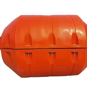 Floaters di plastica di colore arancione/giallo per acqua di gomma/tubi di dragaggio