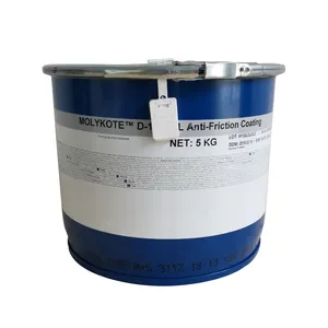 Molykote D-10-gblグラファイト摩擦防止コーティンググリース (ピストン用) 、グレーブラック/缶