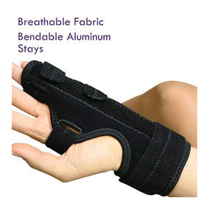 Attelle de soutien pour doigt, pour la récupération et la fixation des blessures à la main, noire, taille SL - Product Image 2