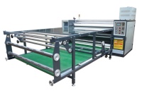 Presse à transfert thermique automatique à tambour de 60 cm, rouleau de 170 cm pour la sublimation textile, état neuf