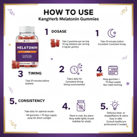 Gummies à croquer à la mélatonine, mélange d'édulcorants végétaux nutritifs pour le sommeil, marque privée OEM