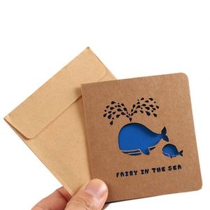 Carte de remerciement de Noël en papier Tyvek recyclé, faite à la main, personnalisée, élégante et économique, pour affaires et anniversaires - Product Image 3