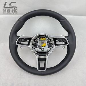 Volante de Cuero de Lujo Directo de Fábrica para <span class=keywords><strong>Porsche</strong></span>, Actualización Perfecta de Alta Calidad para Panamera, Cayenne, Macan, 911, 718, Taycan - Product Image 6