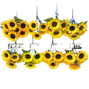 Girasoles Artificiales de Tallo Largo y Un Solo Tallo, Materiales Florales de Seda para Decoración de Bodas, Proyectos de Escaparates y Visualización en Centros Comerciales - Product Image 5