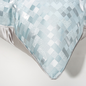 <span class=keywords><strong>Funda</strong></span> de cojín de Jacquard para decoración del hogar, fundas de <span class=keywords><strong>almohada</strong></span> azules de lujo cuadradas decorativas, fundas de <span class=keywords><strong>almohada</strong></span> de lujo de 18x18 - Product Image 4