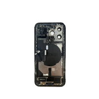 Coque Arrière Complète Démontée avec Châssis Central et Boîtier pour iPhone 13 Pro Max, avec Module de Charge Sans Fil, Pièce de Rechange