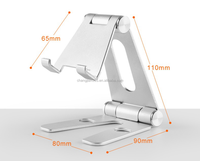 2025 support de téléphone portable de bureau pour bureau pliable réglable en alliage d'aluminium toutes sortes de téléphones portables et tablettes