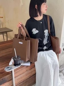 Sac non tissé thermocollé sans couture réutilisable pour courses, écologique, pressé à chaud, pour boutique - Product Image 1