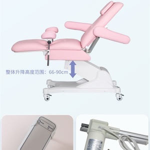 Kisen Grey <b>Lash</b>-<b>bed</b> Beauty Women Treatment Gynecological <b>Bed</b> <b>Table</b> De Body Massage for Clinic Hospital - Product Image 6
