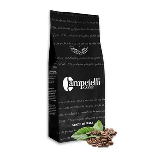 Grains de café Arabica purs 100% Made In Italy exportation, gros avec une longue durée de conservation