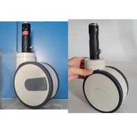 Roue médicale ZOGO à double roulement 150 mm avec frein central pour lits d'hôpital