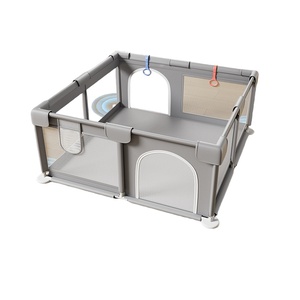 NUEVO Corralito de Plástico para Bebés con Piscina de Pelotas, Colores Rojo/Azul, Certificado EN71, Fácil de Montar, para Área de Juegos Infantil - Product Image 1