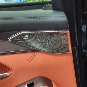 WZXD 2025 Embellecedor de Acero Plateado para Altavoces de Puerta Interior de Coche, 30 Piezas, Marco Protector de Altavoz para BYD TANG L - Product Image 2