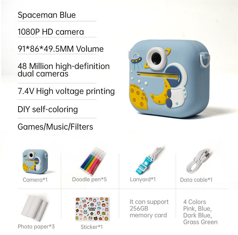 Astronaut Blue Camera