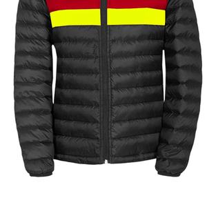 Venta al por mayor de marca privada de calidad superior de los hombres de gran tamaño de talla grande personalizado Colorblock Puffer chaqueta transpirable - Product Image 5