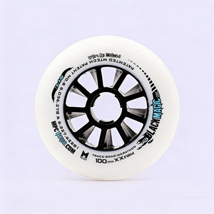 Ruedas de Patinaje de Velocidad Profesionales de PU de Alta Elasticidad <span class=keywords><strong>para</strong></span> Patinaje en <span class=keywords><strong>Calle</strong></span>, Rueda Individual con Tamaños de 90/100/110 mm - Product Image 1