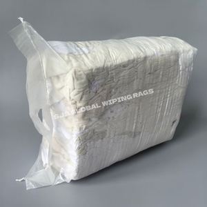 Trapos de lana reciclada, paños de limpieza industrial, trapos de algodón blancos, trapos de algodón marino para limpieza. - Product Image 1