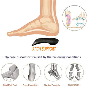 <span class=keywords><strong>Vktry</strong></span> VK fibra de carbono Arch Support plantillas ortopédicas Eva Poron plantilla - Product Image 3