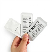 Sachets cosmétiques thermoscellables personnalisés, mini-sachets en plastique et aluminium pour échantillons de soins de la peau - Crème pour le visage, shampoing, lotion