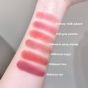 Gege Bear Mousse Lip-and-Cheek Dual-Use Cream Blush Lip Mud Natural No-Makeup Looks Multi-Use Long-Wearing Velvet Soft Mist. ครีมบลัชออนเนื้อมูส Gege Bear แบบใช้ได้ทั้งแก้มและปาก ให้ลุคธรรมชาติ ไม่เหมือนแต่งหน้า ติดทนนาน เนื้อกำมะหยี่นุ่มละมุน - Product Image 4