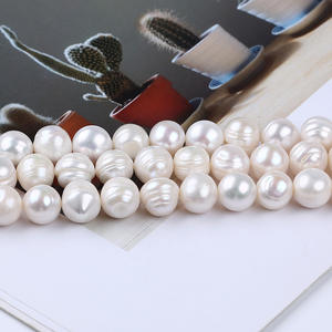 Zhuji 10-11mm White Punch Necklace Baroque Loose Freshwater <b>Beads</b> for DIY <b>Bracelet</b> String Potato Onion Style Batch Available - Product Image 4
