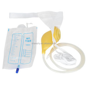 Cathéter externe pour hommes, sac collecteur d'urine, caleçons portables réutilisables, en latex souple, 1000 ml, certifié CE, désinfection à l'ozone - Product Image 2