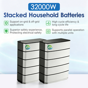 32kW Split Stackable Photovoltaic <b>Solar</b> Panels With IP20 Battery and <b>Kit</b> for Hybrid Grid High Voltage 51.2V for <b>Powerful</b> Energy - Product Image 4