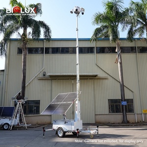Torre de Vigilancia Móvil BIGLUX con Panel Solar Monocristalino, Estándar Estadounidense, 4 Días de Autonomía, Sistema de Vigilancia Nocturna con Giro e Inclinación - Product Image 4
