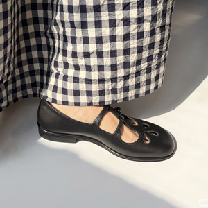 <span class=keywords><strong>Mocassini</strong></span> Invernali Design Originale in Pelle Bovina Fatti a Mano Mary Jane Comodi Versatili Colore Grigio Superficie in Vera Pelle Scarpe Basse - Product Image 5