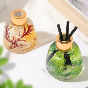 Difusor de Aromas Aikun de Lujo, 120 ml, en Vaso de Vidrio Pequeño, con Aceite Aromático Natural a Base de Plantas, Aroma Fresco DIY, Libre de BPA, Decoración Artesanal para el Hogar - Product Image 1