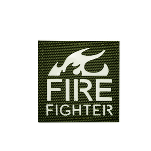 Parches reflectantes IR extra tácticos de bombero con gancho y bucle para mochila - Product Image 6