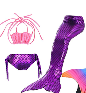 Traje de Baño de Verano 2022 al por Mayor para Bebés, Bikini de Concha, Cola de Sirena para Niñas, Traje de Baño de Princesa - Product Image 3