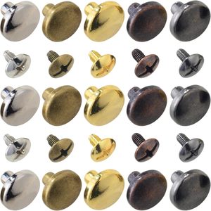 YORANYO Sets Chicago <b>Screws</b> Leather Rivets <b>Assorted</b> <b>Screw</b> Rivets Metal Studs For Clothing Chicago Binding <b>Screws</b> Spike And Studs - Product Image 5
