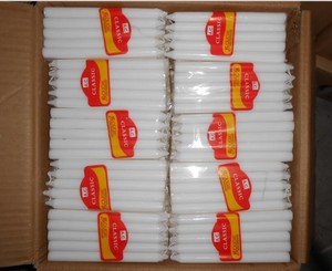 Candela della <span class=keywords><strong>casa</strong></span> bianca per il prodotto di cera di paraffina Africa - Product Image 4