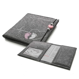 Funda de libro de fieltro con diseños bordados, cubierta de pasaporte <span class=keywords><strong>para</strong></span> <span class=keywords><strong>madres</strong></span>, nuevo diseño, 2022 - Product Image 2
