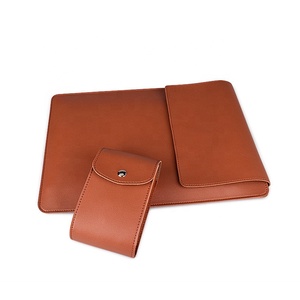 2024 New 3 Trong 1 PU Da Máy Tính Xách Tay Tay Áo Từ Đứng Túi Không Thấm Nước 13 <span class=keywords><strong>14</strong></span> 15 16 <span class=keywords><strong>Inch</strong></span> Máy Tính Xách Tay Máy Tính Trường Hợp Với Chuột Pad - Product Image 5