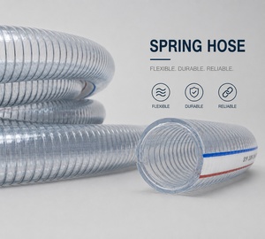 Manguera de Vacío Flexible de PVC Reforzada con Alambre de Acero Galvanizado, Manguera Anti-Colapso para Transferencia de Líquidos, Diámetro de 10-45 mm, -10°C - Product Image 3